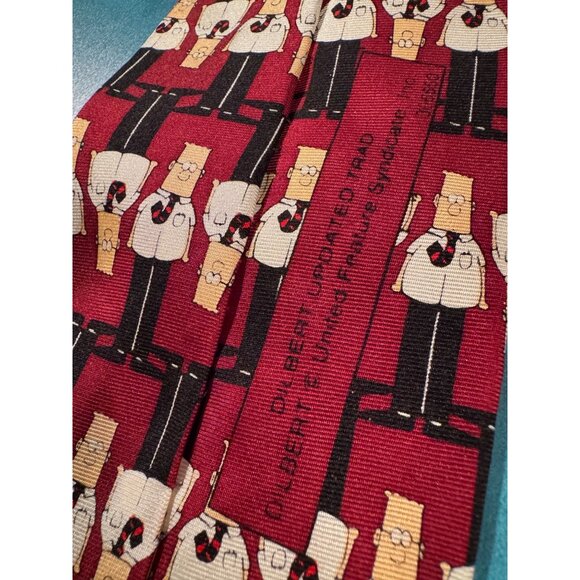 Vintage Dilbert 100% Silk Tie –‎ Made in USA - Picture 3 of 6